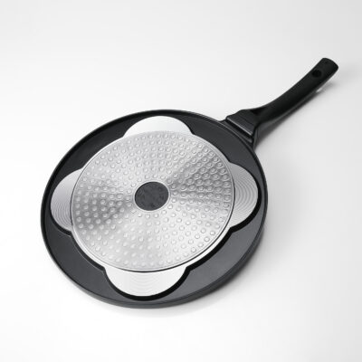 Antihaftbeschichtete Pfanne für Pfannkuchen und Krapfen – Bild 2