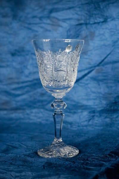 Krištálové brúsené poháre 170 ml set 6 kusov