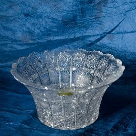 Geschliffene Kristallschale 15 cm