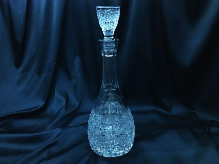 Kristallgeschliffene Flasche 1000 ml