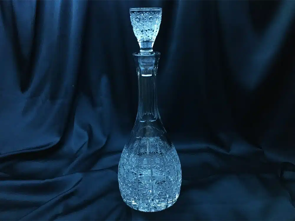 Kristallgeschliffene Flasche 1000 ml