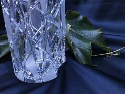 Krištáľová brúsená whisky fľaša 550 ml