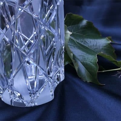 Krištáľová brúsená whisky fľaša 550 ml