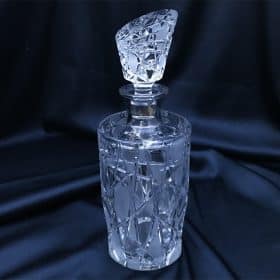 Kristallgeschliffene Whiskyflasche 550 ml