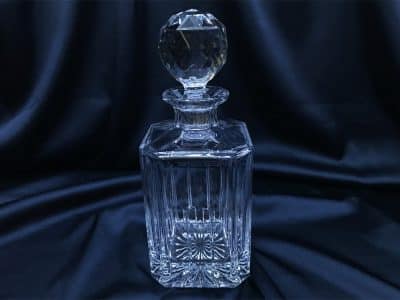 Krištáľová brúsená whisky fľaša 800 ml
