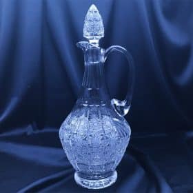Weinflasche mit Kristallschliff, 750 ml