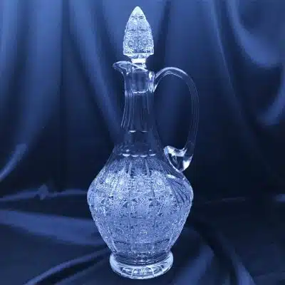 Krištáľová brúsená wine fľaša 750 ml
