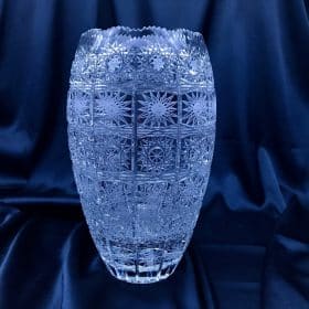 Geschliffene Kristallvase 25,5 cm