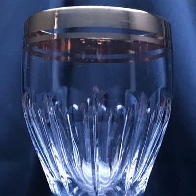 Krištálové brúsené poháre 70 ml set 6 kusov