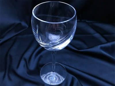 Krištálové brúsené poháre 370 ml set 6 kusov