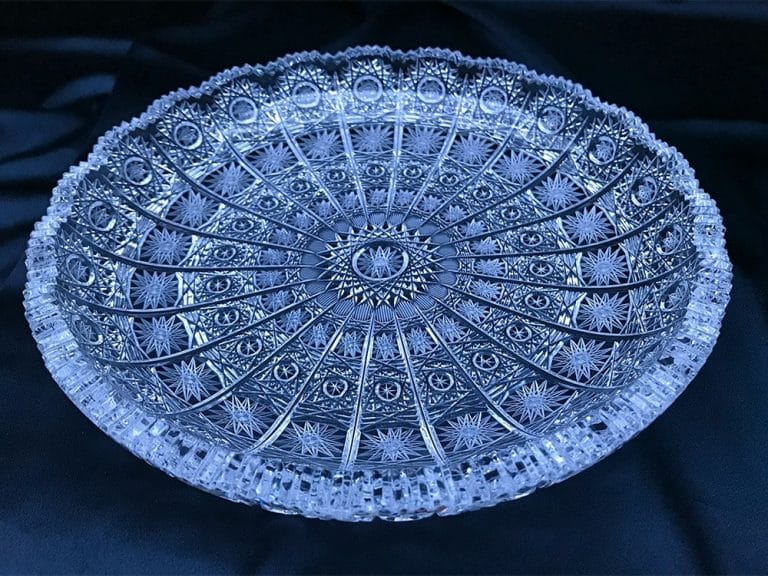 Kristallgeschliffener Teller 30 cm