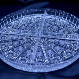 Kristallgeschliffener Teller 26 cm
