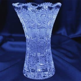 Geschliffene Kristallvase 15 cm