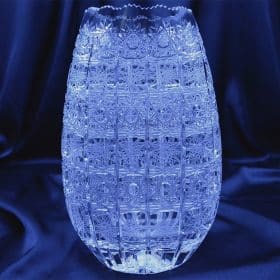 Geschliffene Kristallvase 25,5 cm