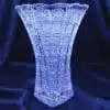 Krištáľová brúsená váza 27 cm