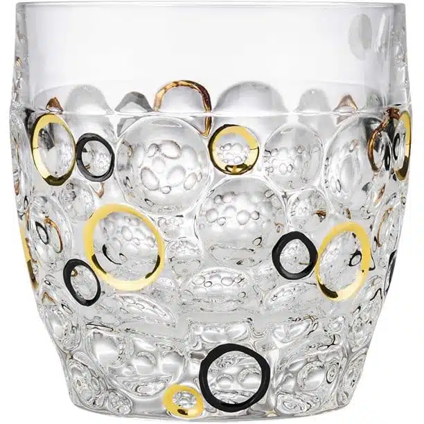 Set krištáľová karafa whisky flaša 750 ml Lisa 1 + 6 pohárov