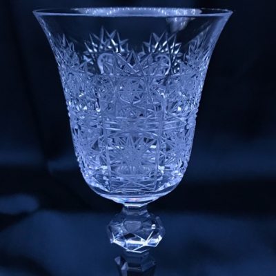 Krištálové brúsené poháre 60 ml set 6 kusov