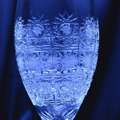 Krištálové brúsené poháre 400 ml set 6 kusov