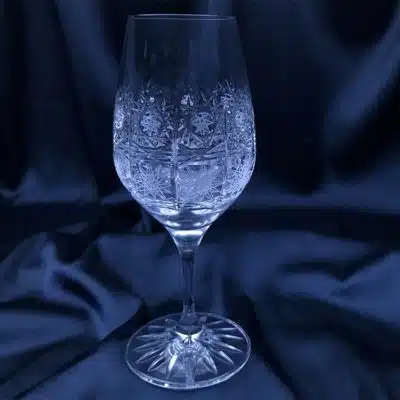 Krištálové brúsené poháre 240 ml set 6 kusov