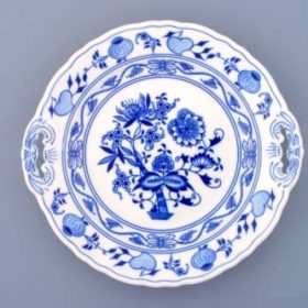 Zwiebel - Tortenplatte 28 cm - Original Zwiebelporzellan 1. Wahl
