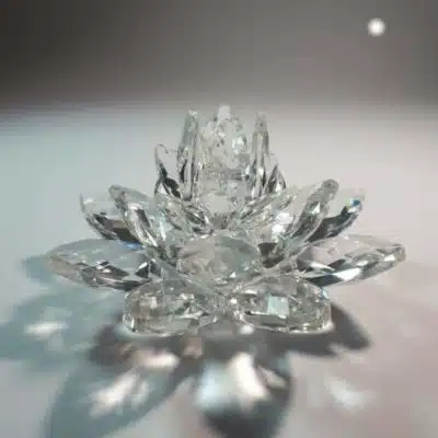 Klare Kristalllotusblume 15 cm
