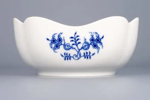 Zwiebelmusterschale - 4-seitige Salatschüssel 18 cm hoch - Original Zwiebelmuster, 1. Wahl – Bild 2