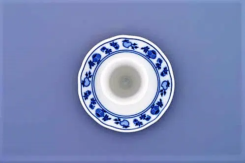 Zwiebelmuster - Eierbecher mit Sockel 7,5 cm - Original Zwiebelmuster-Porzellan, 1. Wahl – Bild 2