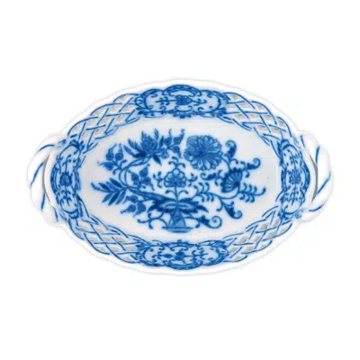 Zwiebelmuster - Durchbrochener Korb 11 cm - Original Zwiebelmuster 1. Wahl