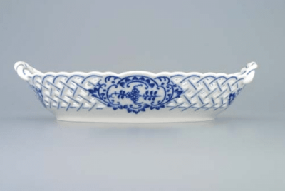 Zwiebelmuster - Durchbrochener Korb 24 cm - Original Zwiebelmuster 1. Wahl – Bild 2