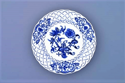 Zwiebelmuster - Prägeteller 24 cm - Original Zwiebelmuster 1. Wahl