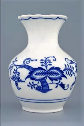 Zwiebelmuster - Vase 13,5 cm - Original Zwiebelmuster, 1. Wahl