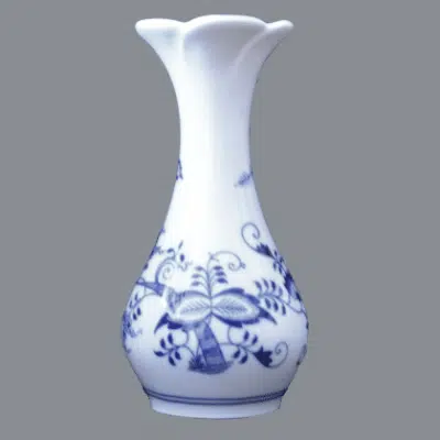 Zwiebelmuster - Blumenvase 16,5 cm - Original Zwiebelmuster 1. Wahl