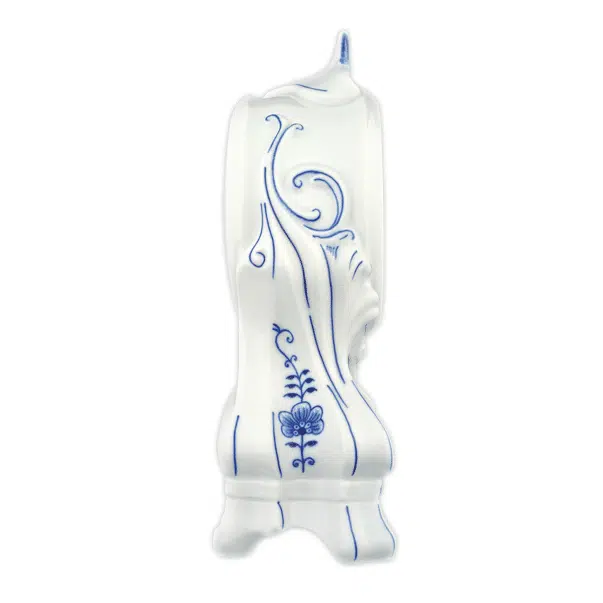 Zwiebelmuster - Kaminuhr ohne Rosen 28 cm - Original Zwiebelmuster 1. Wahl – Bild 2