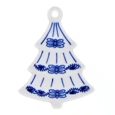 Zwiebelmusterbaum - Weihnachtsdekoration - Baum 8,5 cm - Original Zwiebelmuster, 1. Wahl