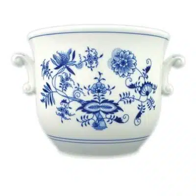 Zwiebelmuster - Blumentopf mit Henkeln 13 cm - Original Zwiebelmuster 1. Wahl