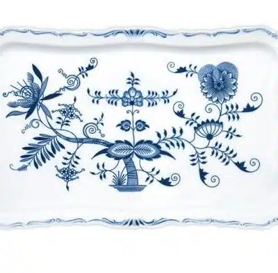 Zwiebelmuster - Aigar Tablett 45 cm - Original Zwiebelmuster 1. Wahl
