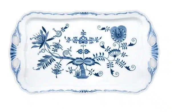 Zwiebelmuster - Aigar Tablett 45 cm - Original Zwiebelmuster 1. Wahl