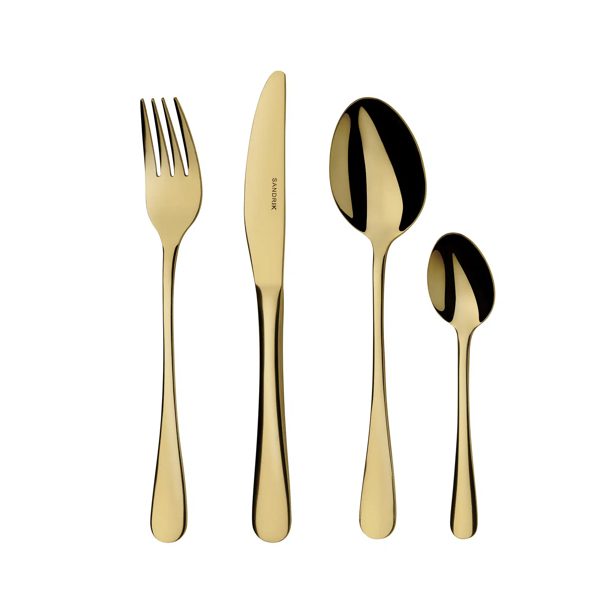 Métis Besteck – 24 Teile PVD Gold