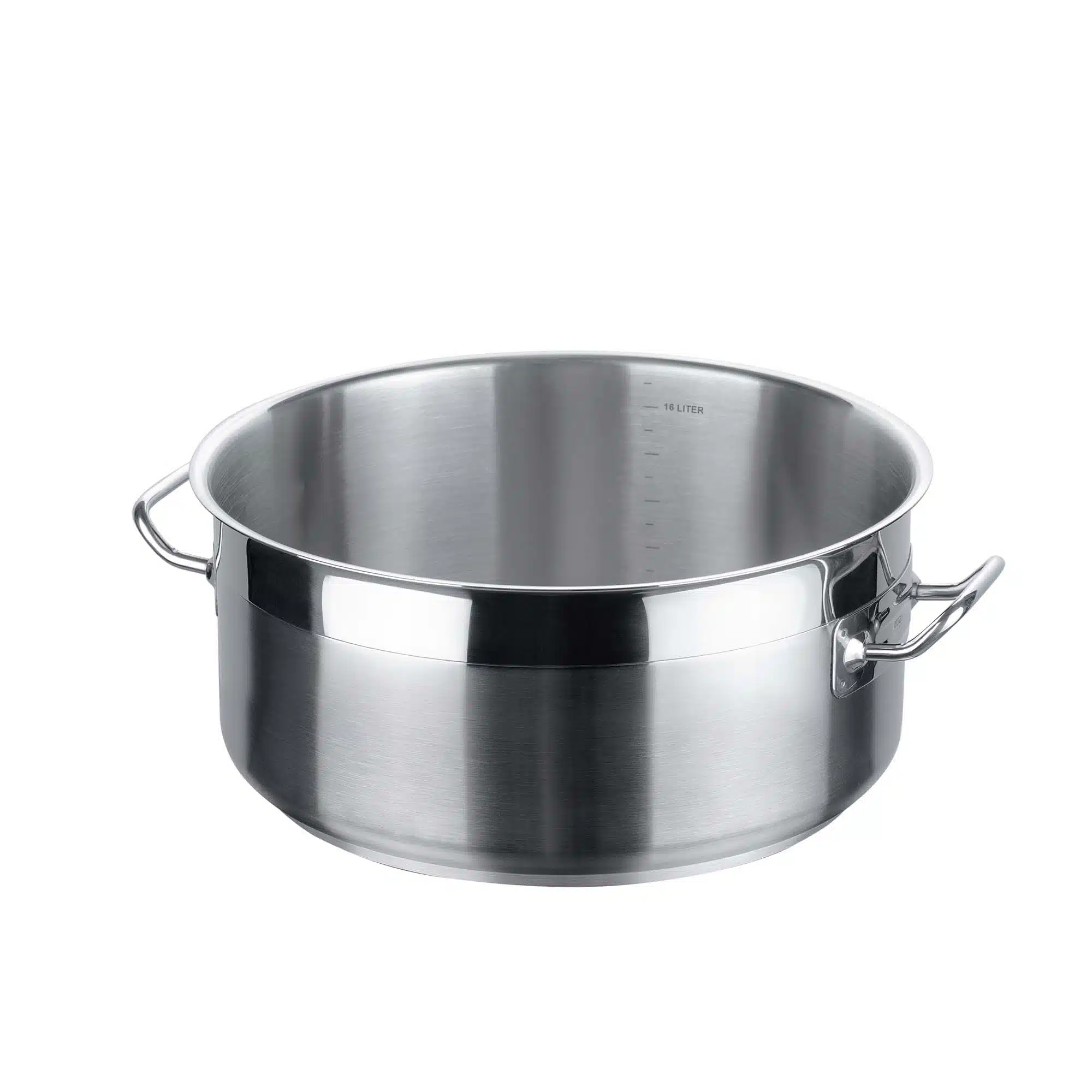 Kasserolle aus Edelstahl 18,3 L