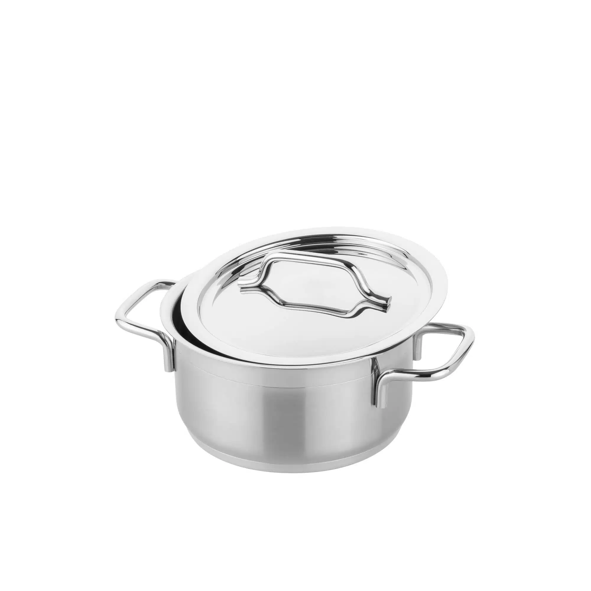 Edelstahltopf 1,5 L mit Deckel