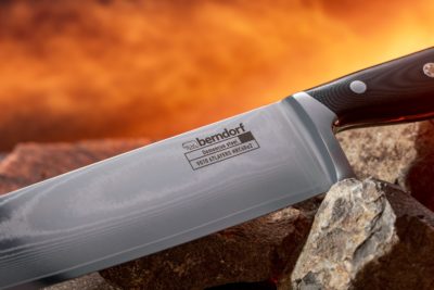 Messer Damast Santoku 20,5 cm – Bild 2