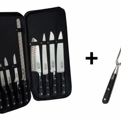 Set mit 10 Profi-Line Küchenmessern im Etui