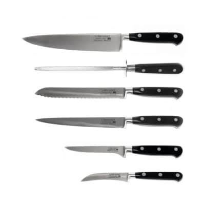 Küchenmesserset mit Ständer 6-teilig Profi-Line – Bild 2