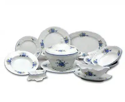 Lunchset für 6 Personen Berna Vergissmeinnicht