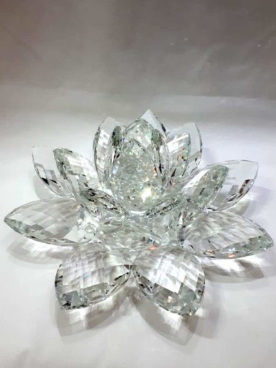 Kristalllotusblume klar 30 cm 2,5 kg – Bild 2