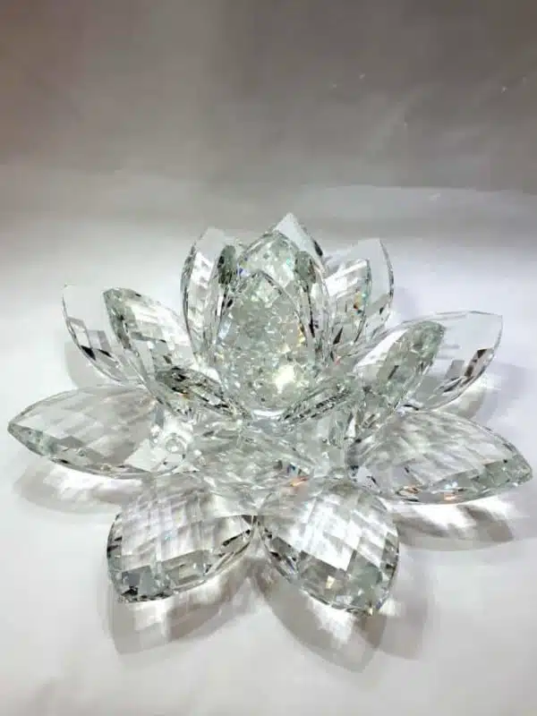 Kristalllotusblume klar 30 cm 2,5 kg – Bild 2