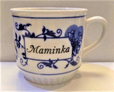 Zwiebelmuster - Tasse mit der Aufschrift Mama - Original Zwiebelmuster 1. Wahl