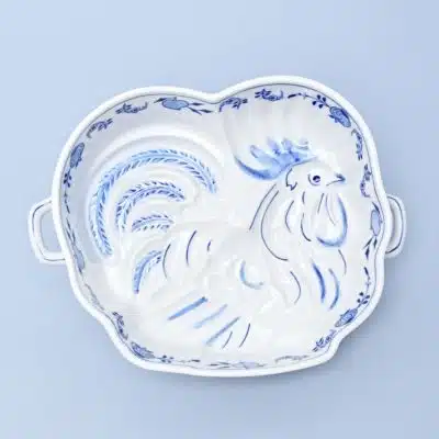 Zwiebelmuster - Hahn - Auflaufform 1,2 l - Original Zwiebelmuster, 1. Wahl