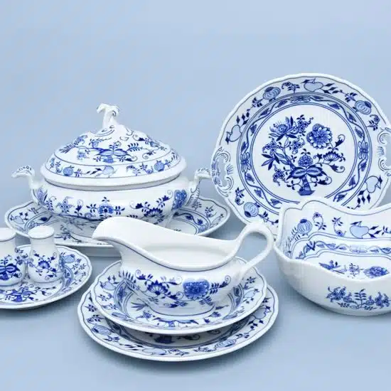 Zwiebelmuster - Lunchset - Original Zwiebelmuster 1. Wahl