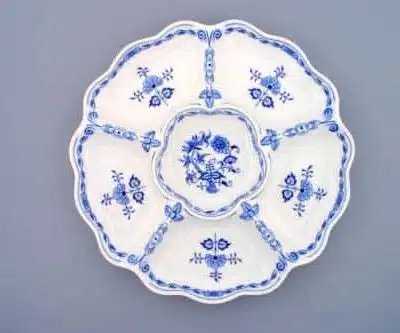 Zwiebelmuster - 6-teilige Schale 35 cm - Original Zwiebelmuster, 1. Wahl